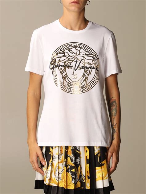 versace pink logo t shirt|Versace copy shirts.